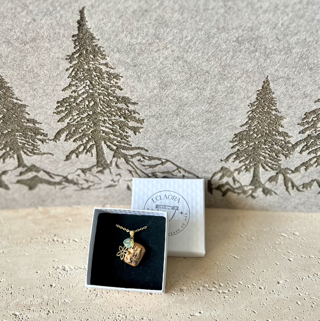 Collier Olivier &amp; Éclosion Marine