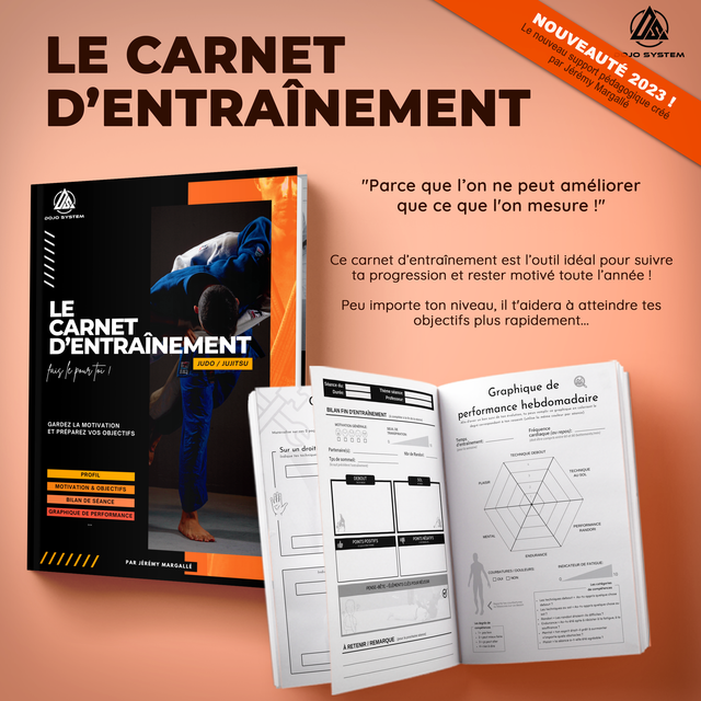 Le carnet d&#039;entraînement Judo/Jujitsu: pour suivre tes progrès et rester motivé toute l&#039;année !