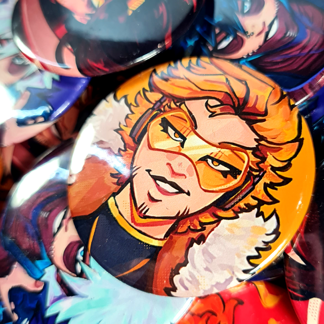 Boku No Hero Academia Buttons - Online Exclusive