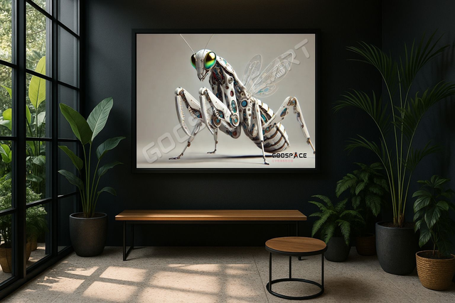 Cadre Mante-Religieuse Cybernétique