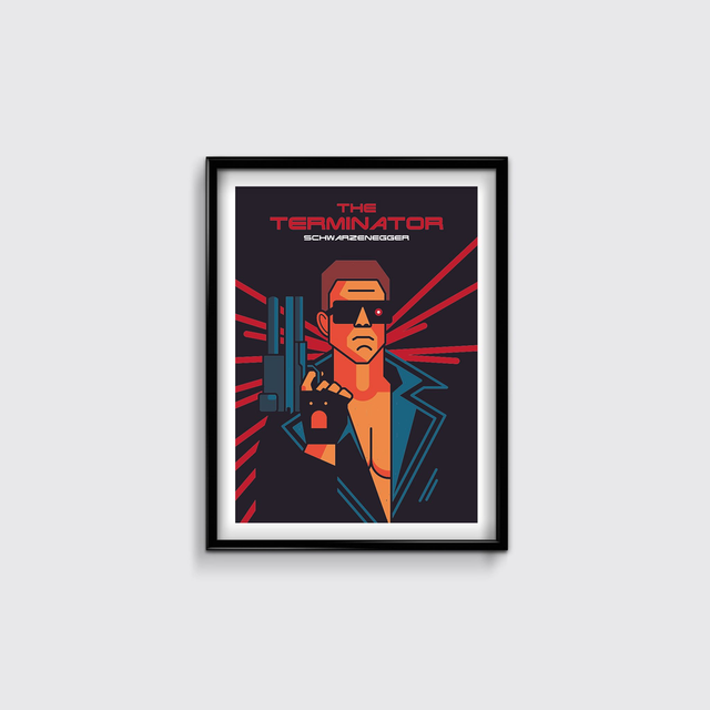 Terminator poster - sérigraphie [fait main]
