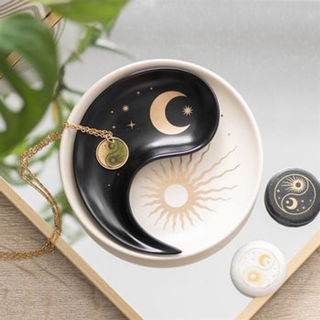 Yin Yang stacking Trinket Dish