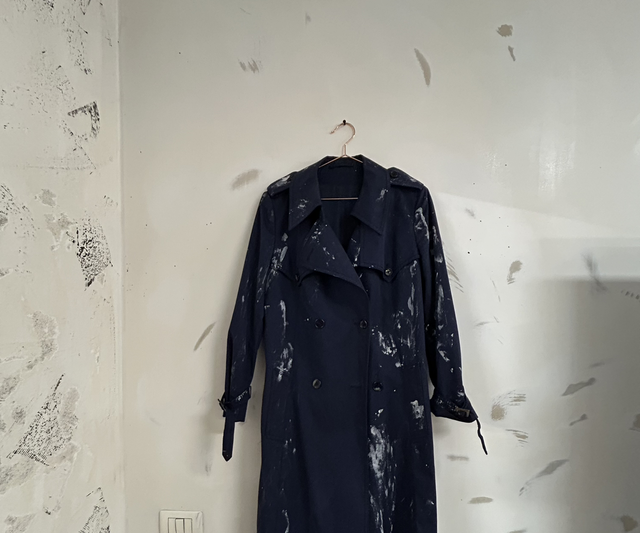 Reworked trench con print