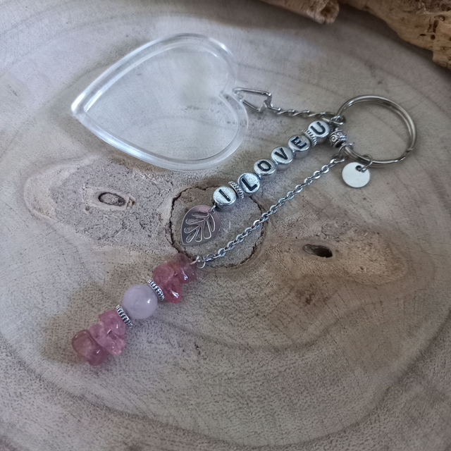 Porte clé &quot; I Love U &quot;
