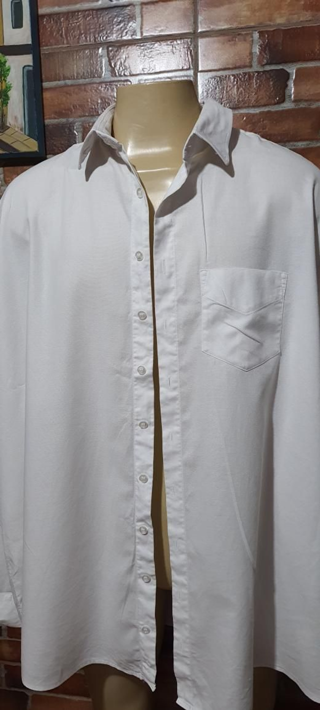 Camisa Social Branca, T/48