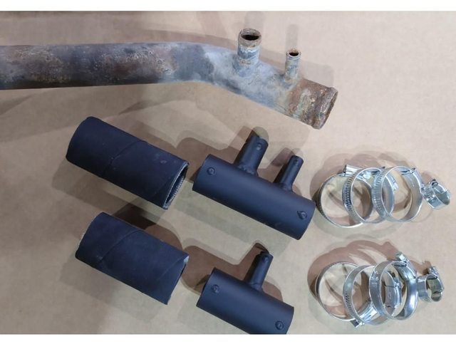 Petrol engine metal coolant pipe repair kit 