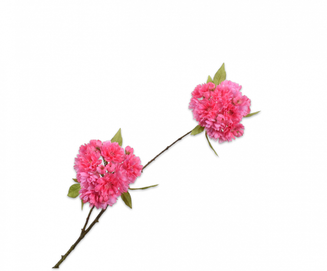 Silk-Ka Bloesem Tak Donker Roze 72cm 