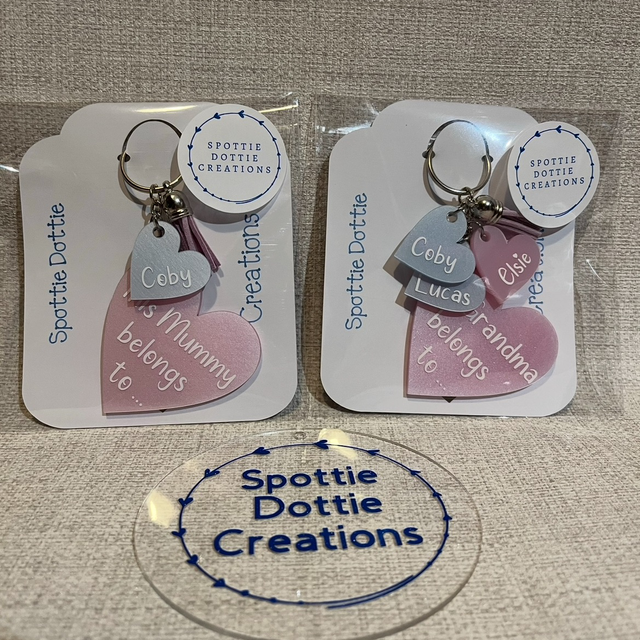 Mothers day key rings 