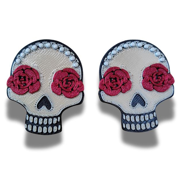 Pendientes "La Catrina roquera"