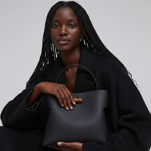 Sac en cuir Gaia noir 