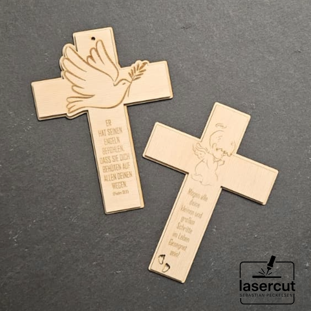 Kreuz zum Hinhängen - 2 Motive