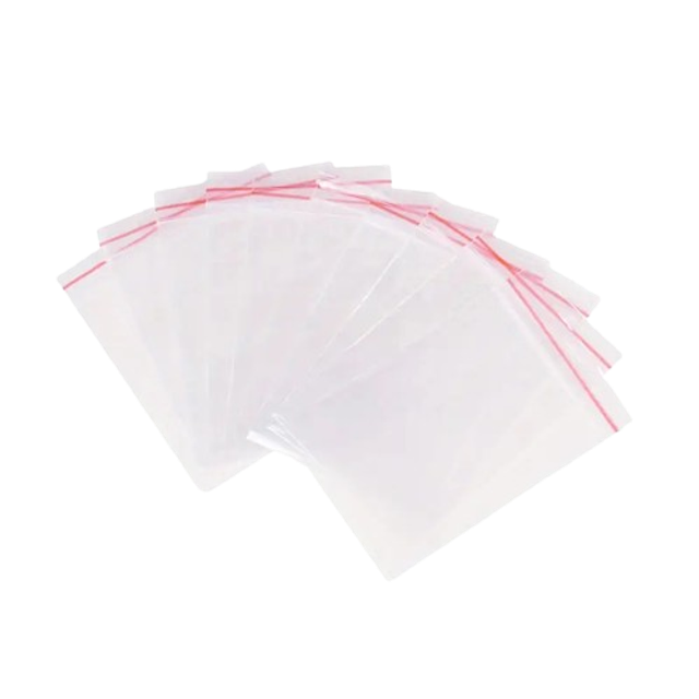 Lot de 25 sachets zippés transparent