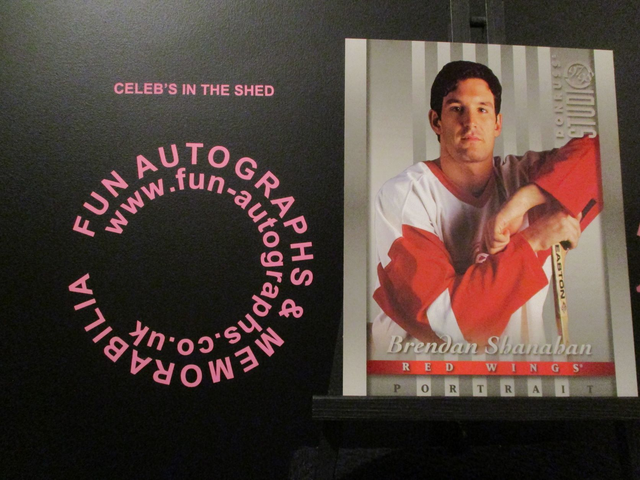 Brendan Shanahan - NFL 1997 Donruss Studio Ice Hockey Original 10x8 Trading Card #6 (A)