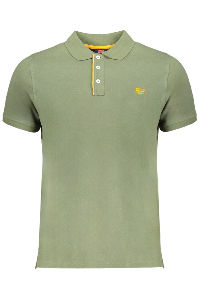 NORWAY 1963 POLO MANICHE CORTE UOMO VERDE