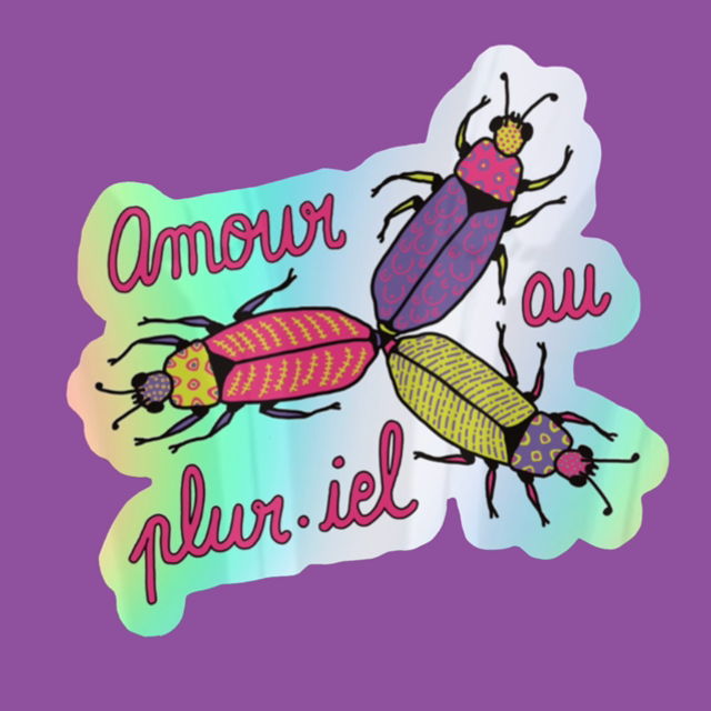 Sticker « « Amour au plur.iel »