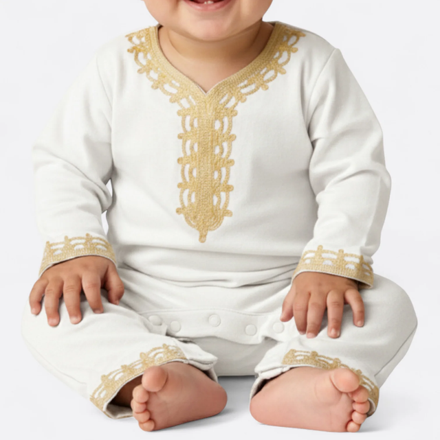 Grenouillère jellaba bébé 