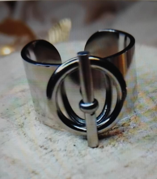 Bague acier ajustable Orya