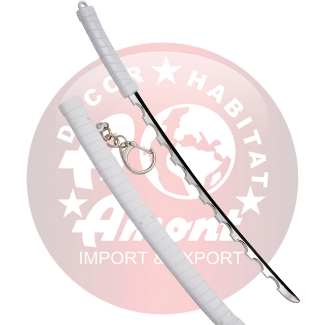 Llavero katana de Demon Slayer Katana empuñada por Inosuke Hashibira A11758, de 22 cm