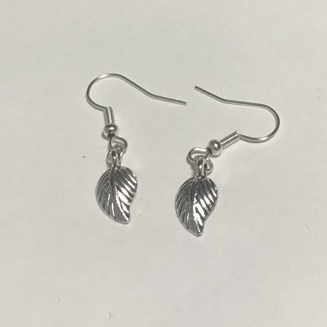 Silver Short Drop Earrings-SDE08