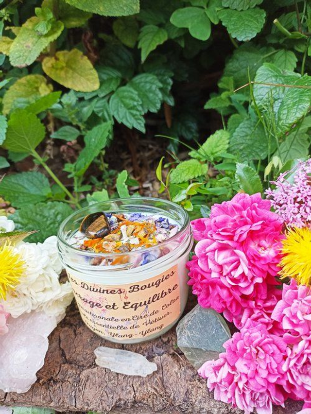 Bougie énergétique Ancrage et Equilibre