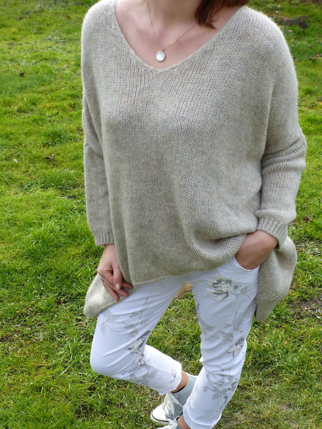 pull oversize ficelle