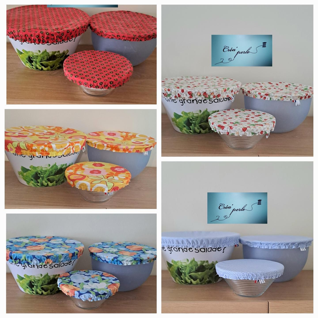 Lot de 3 charlottes pour plat 