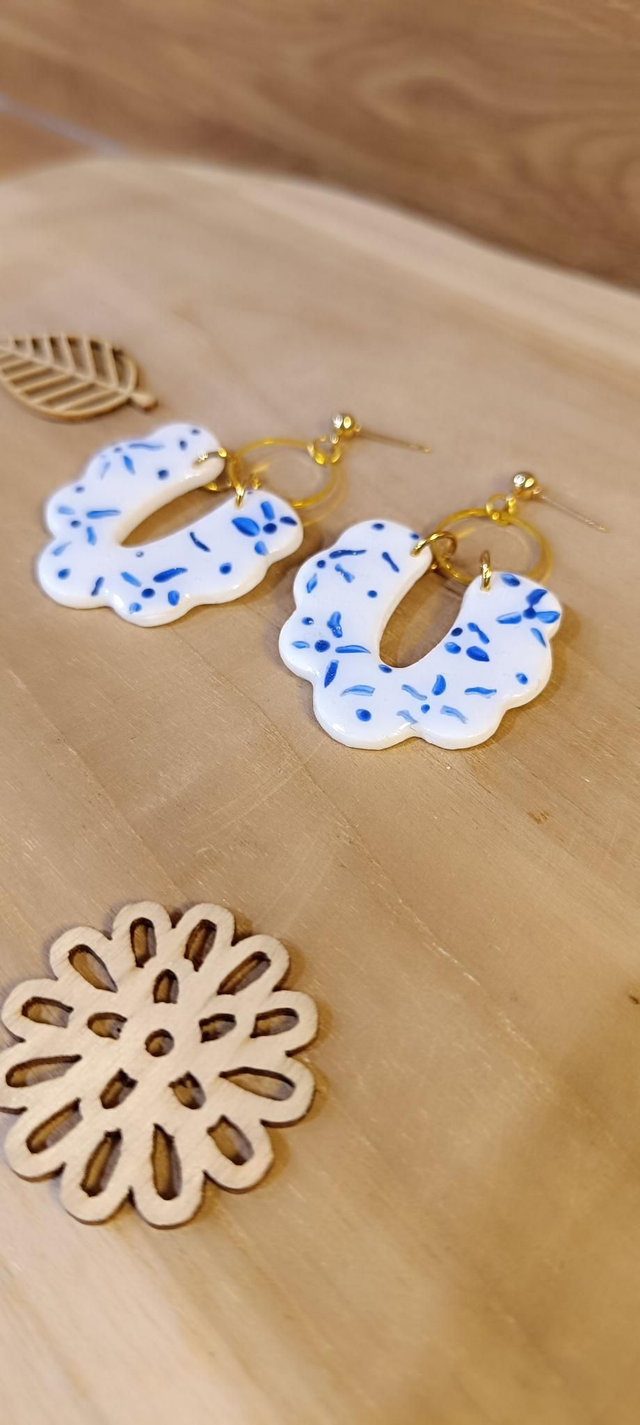 Boucles d'oreilles - Arc ondulé