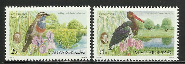 Hungary 2000 National Parks,Birds MNH
