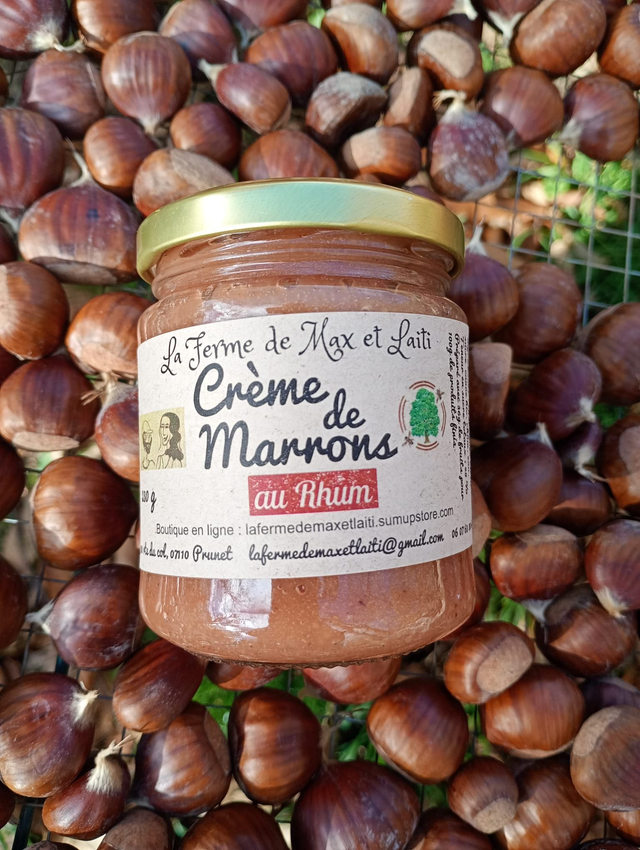 crème de marrons au rhum 240g