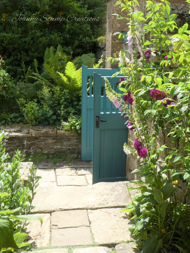 Photographic Open Edition Canvas Panel Print from my "Floral" collection, "Foxglove Gate"