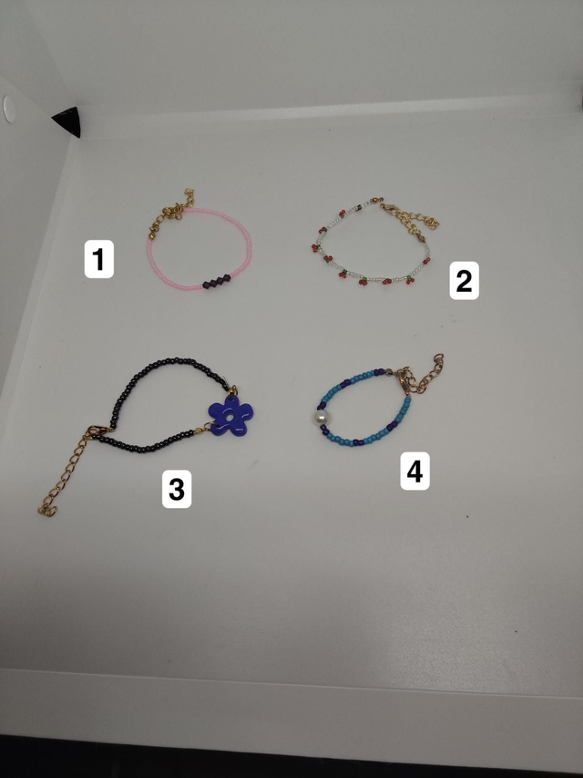 Bracelet perles rocailles 