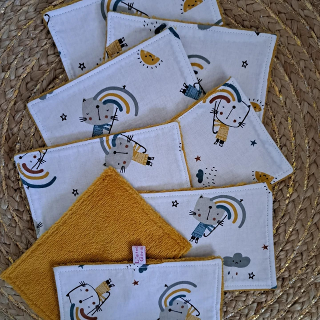 Lots de 8 lingettes XL 