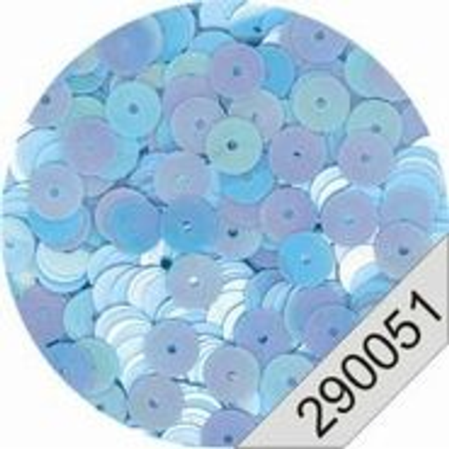 Pailletten sky blue iris - ca. 600 stuks (290051)