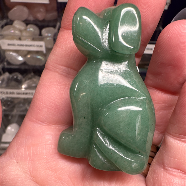 Green Aventurine Dog 