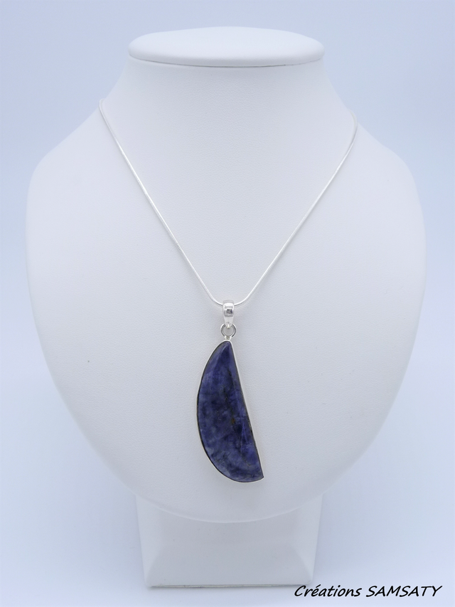 Pendentif en Sodalite
