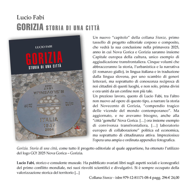 Lucio Fabi, "Gorizia. Storia di una città" qudulibri 2023 