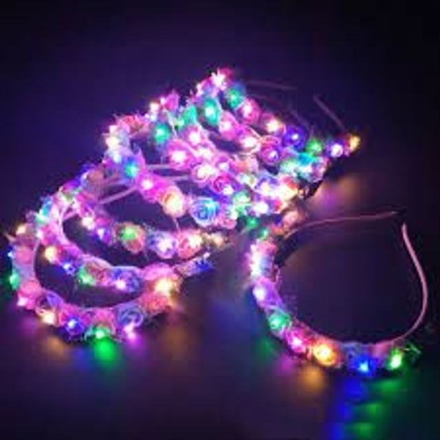 LED Flower Headband 