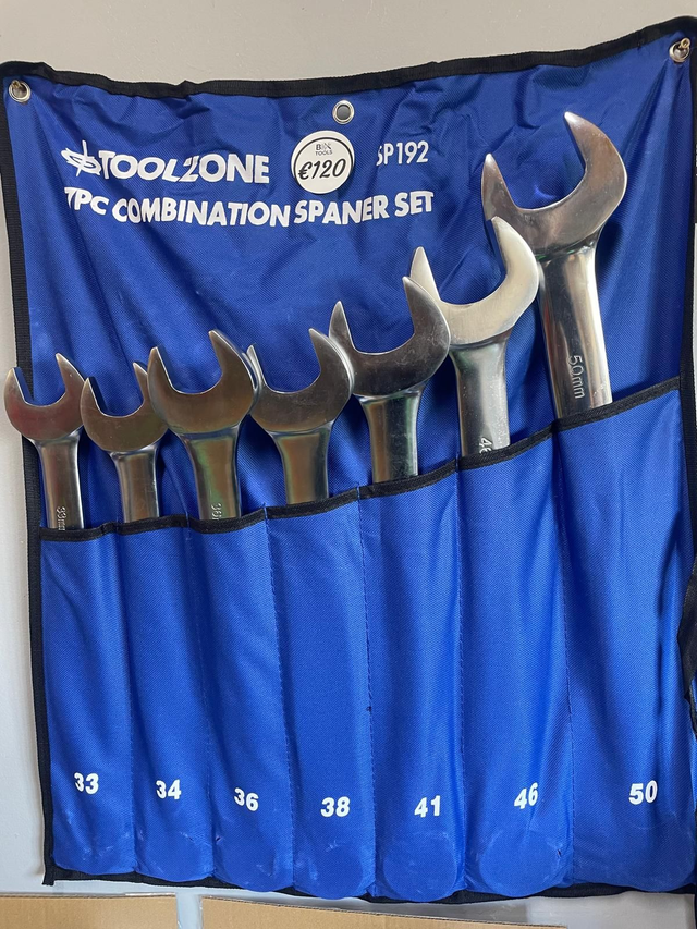 7pc Heavy Duty Combination Spanner Set 