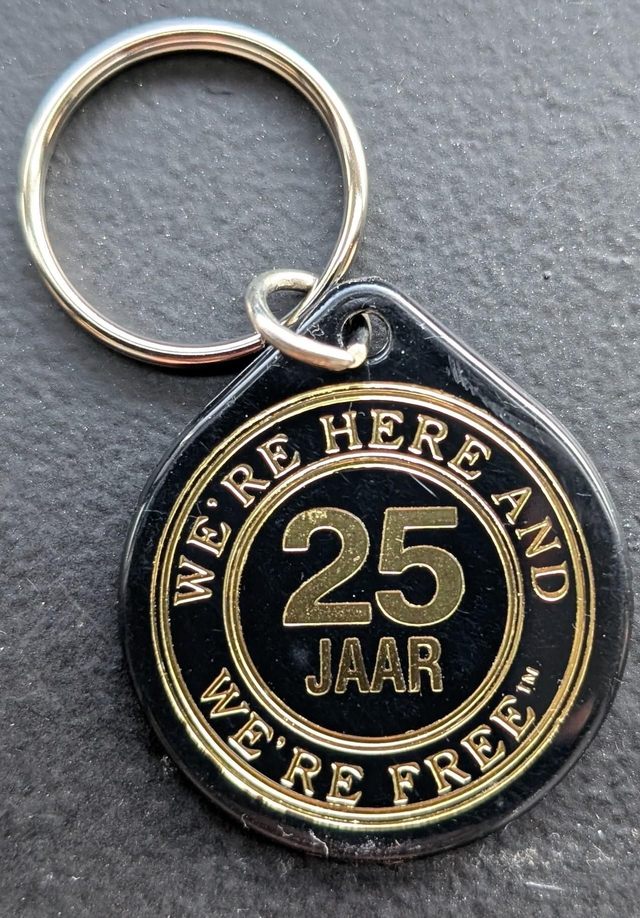25 jaar plastic coin 