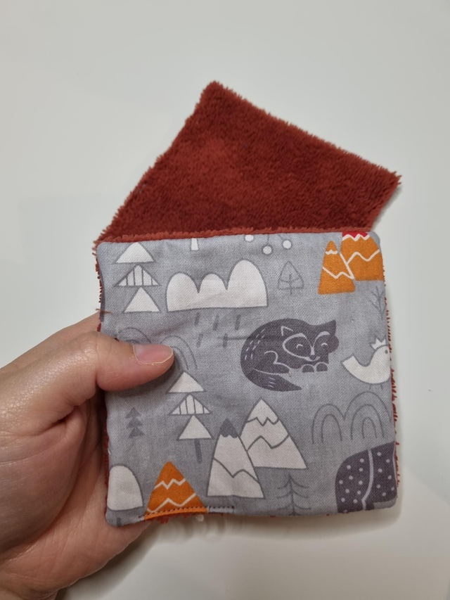 Lingette renard terracotta