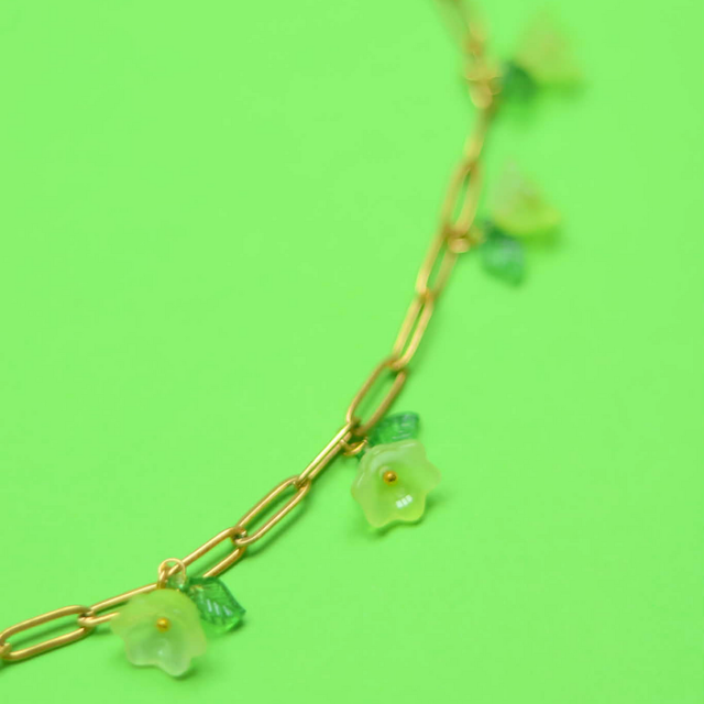 Collier Fleurs Jaunes