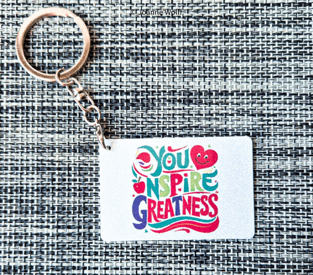 Aluminium Keyrings 