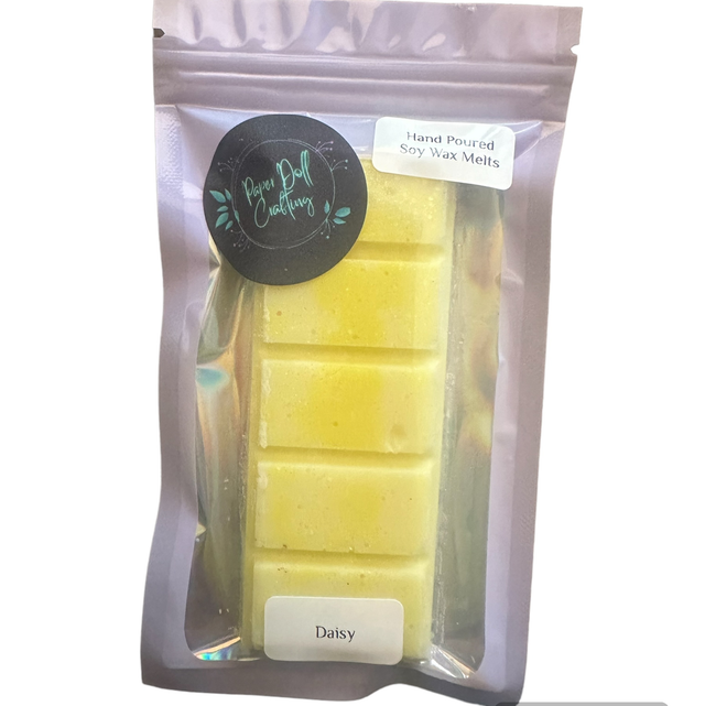 Soy Wax Melt Large Snap Bar - Daisy 