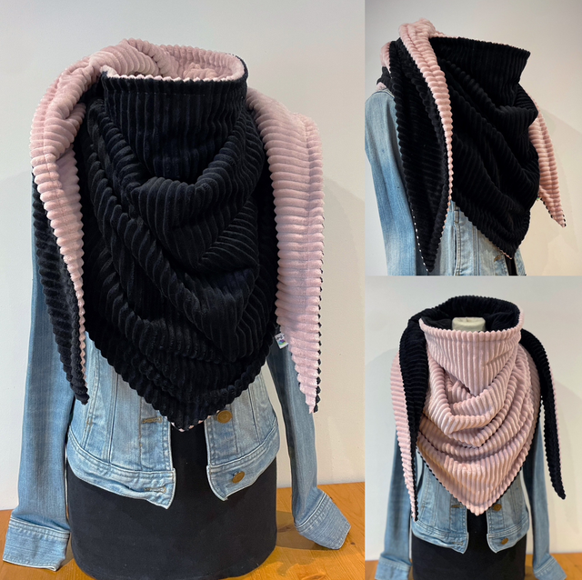 Maxi Chèche Happy Elise black &amp; Pink