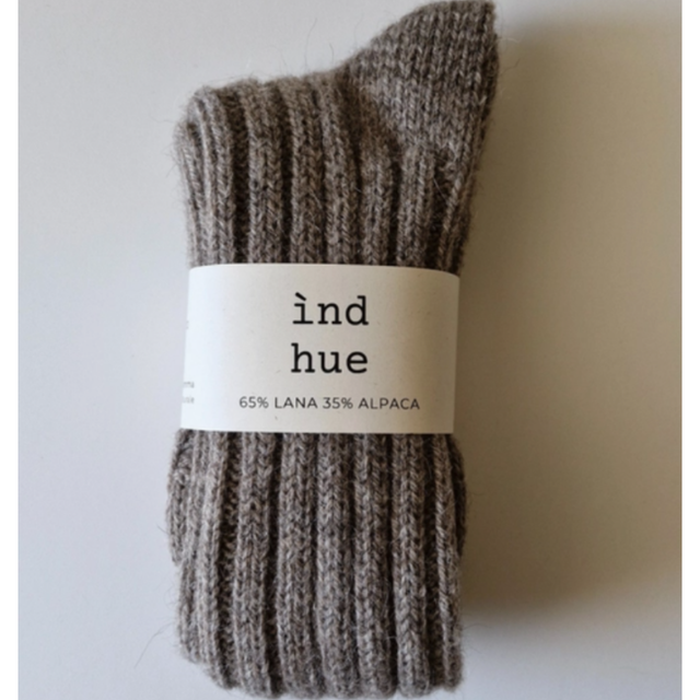 Chaussettes chaleureuses en laine (65%) et alpaga (35%)