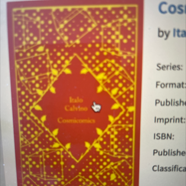 Cosmicomics Italo Calvino