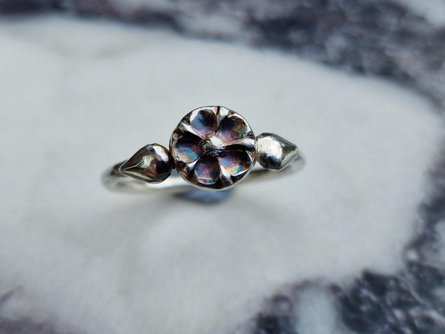 Yorkshire Rose 925 Recycled Silver Ring