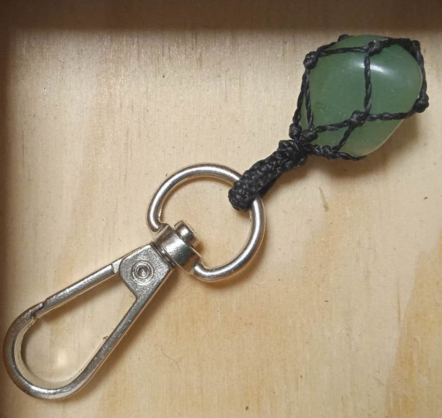aventurine verte (porte clé, pendentif chien)