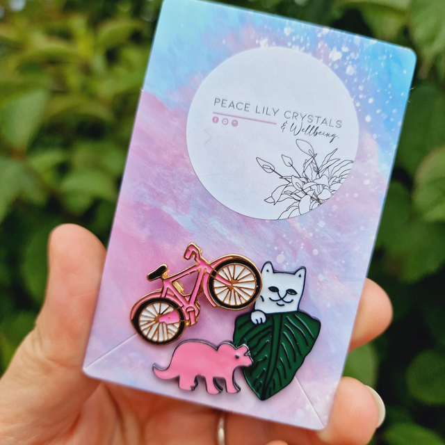 Funky Pin Badges Set of 3