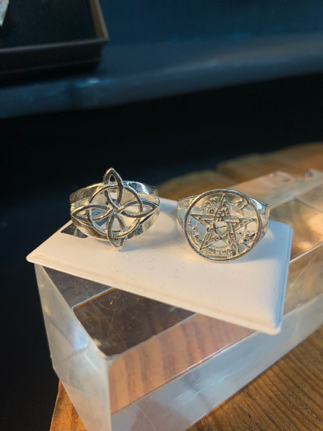 Anillo esotérico Plata ley